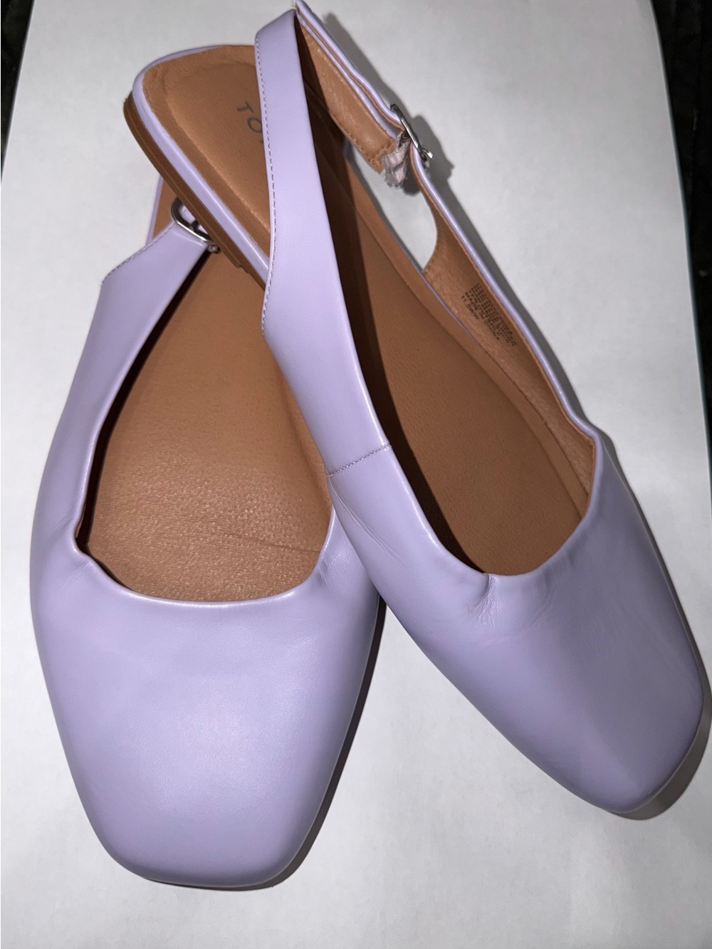 torrid Lilac Square-Toe Slingback Flats